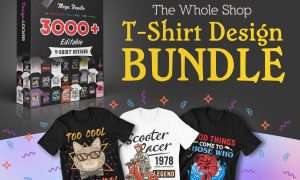 T- Shirt Design Mega bundle 2024